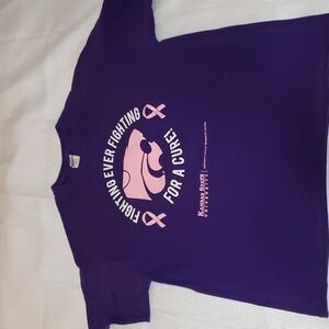 K-State.Vintage Cancer Awareness, Fighting for a Cure. Johnson Center. Size XL